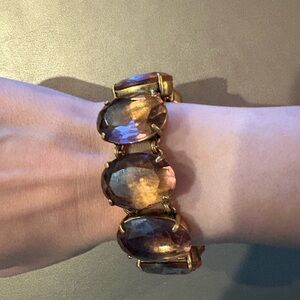 Elegant Brown Gemstone Bracelet